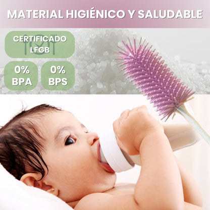 BABYBRUSH PRO™- Limpieza rápida y profunda para biberones.