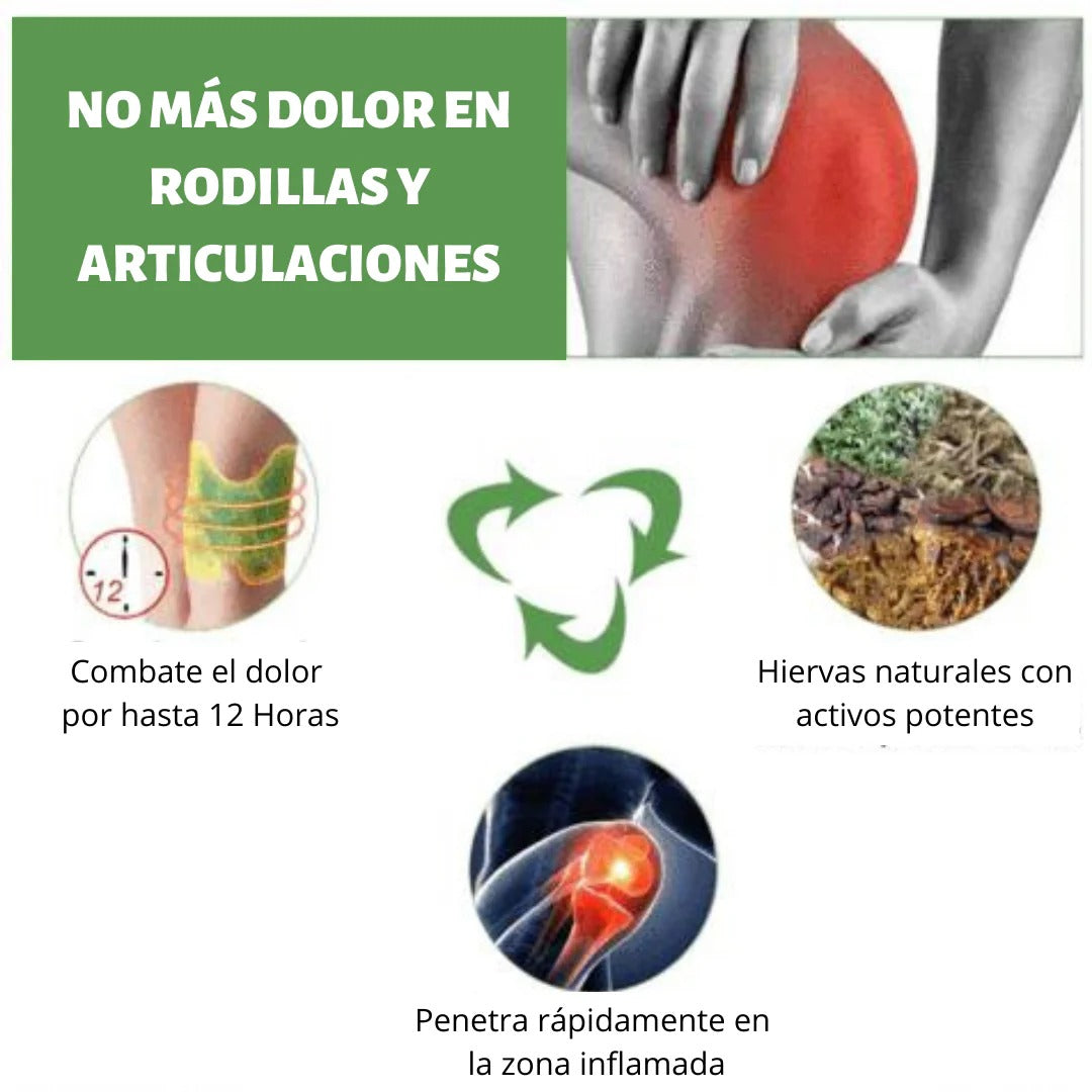 TERMAKNEE™ ADHESIVOS TERAPÉUTICOS PARA EL ALIVIO DE DOLOR EN RODILLAS Y ARTICULACIONES COMBO 20/30/50 UND