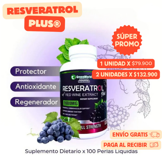 Resveratrol x 100und  - ANTIENVEJECIMIENTO